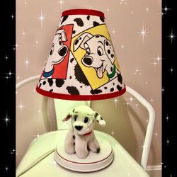 Vintage 101 Dalmatians lamp