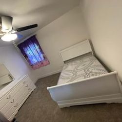 Queen Bedroom Set Includes 10 Inch Orthopedic Mattress 