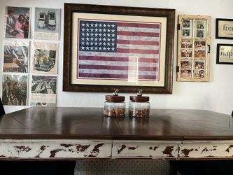 Jasper Johns Flag framed art