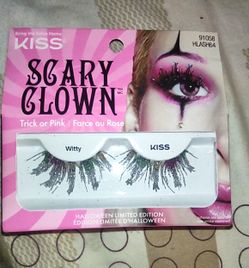 "Kiss" Halloween Scary Clown Lashes
