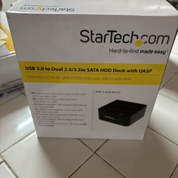 USB 3.0 to Dual 2.5/3.5in SATA HDD Dock with UASP