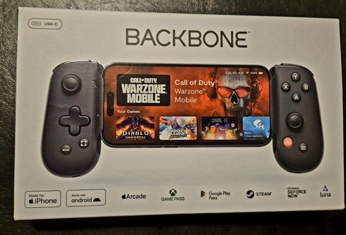 BackBone- turn any smartphone into a full on portable gaming system even with games brand new