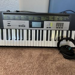 Casio Keyboard & Sony Studio Headphones 