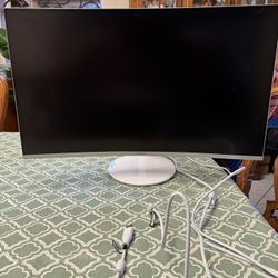 Curved Samsung Monitor with HDMI & DISPLAY PORT 