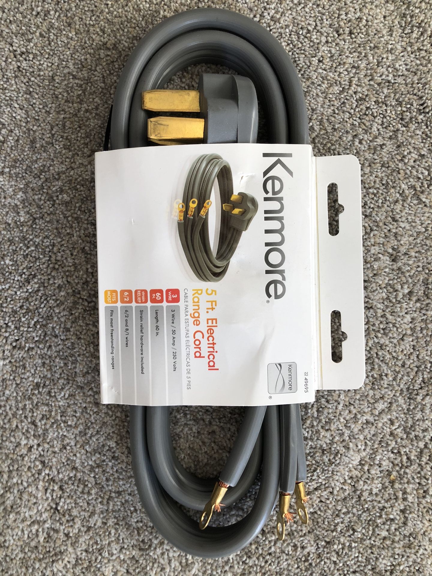 Kenmore Electrical Range Cord