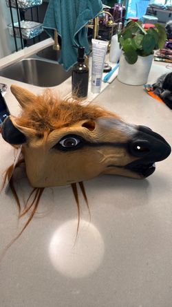 Halloween horse mask costume