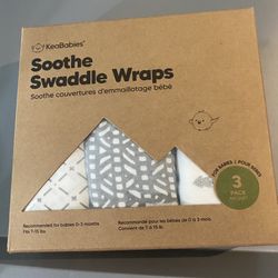 KeaBabies 3-Pack Organic Swaddles for Newborns Girls, Boys with Hats - Soft Cotton Baby Sleep Sacks 0-3 Months, Breathable Baby Hats and Swaddles 0-3 