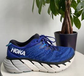 Men Size 9.5 Hoka One One Gaviota 4 Blue Graphite Running Shoes
