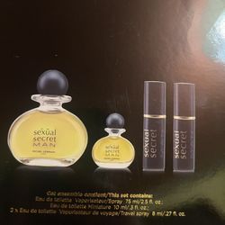 Brand New Sexual Secret Man 4-Piece Cologne Gift Set