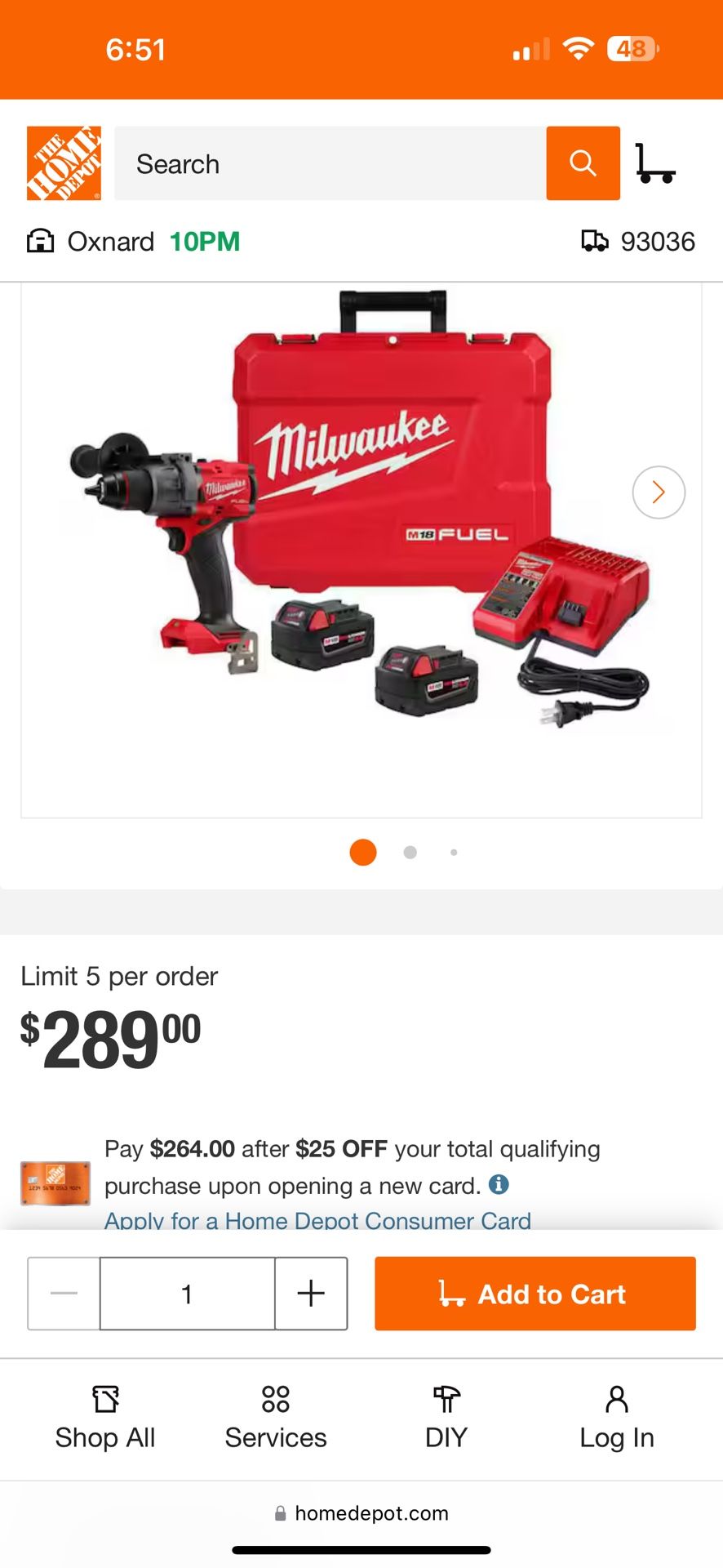 Milwaukee M18 Fuel Drill /Driver Kit 