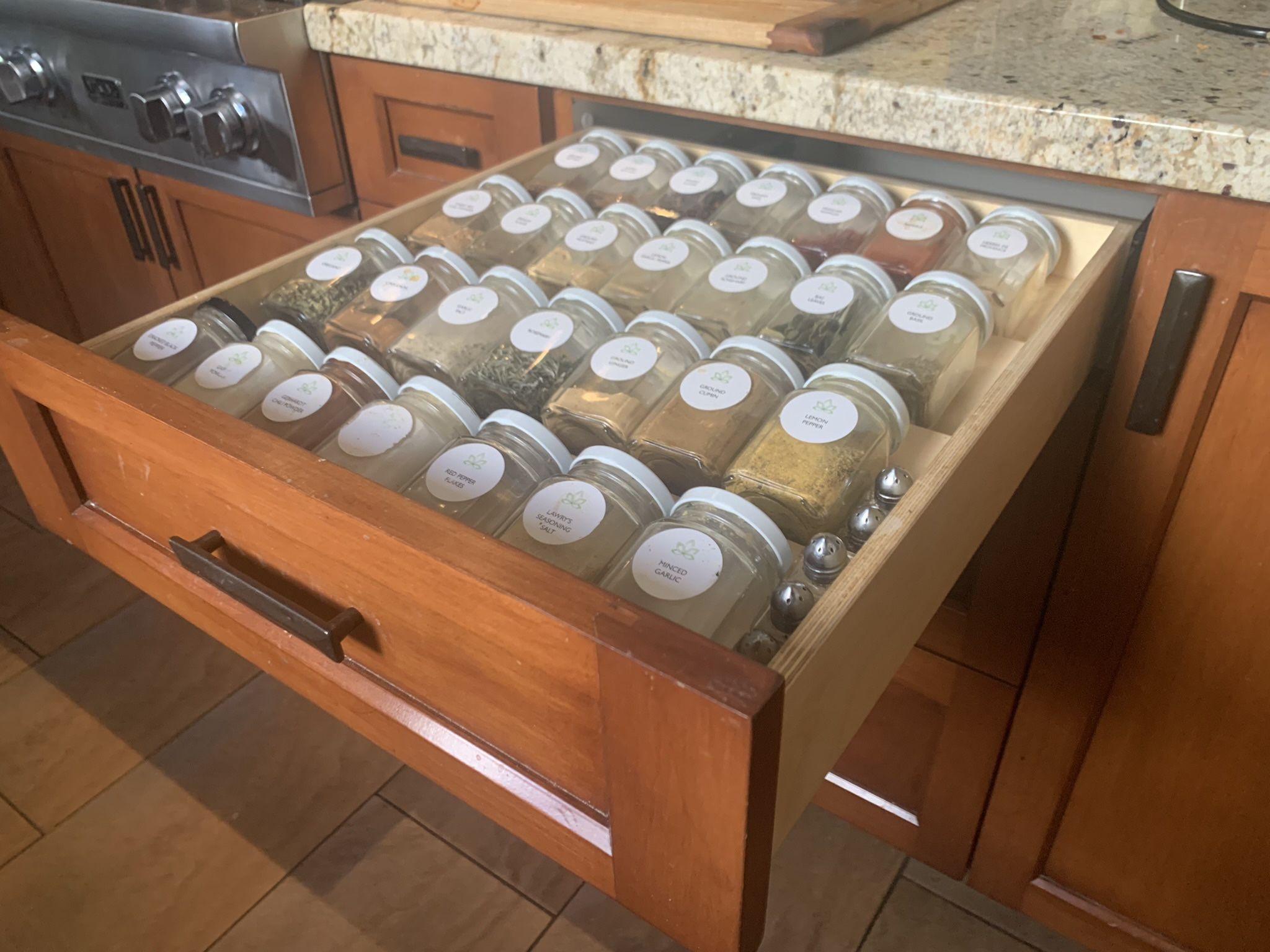 Custom Spice Drawers