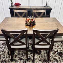 Bayside Latham 7-Piece Dining Set – Holiday Entertaining Ready!! 