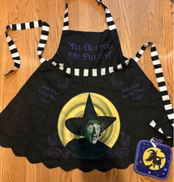 Wizard of Oz Wicked Witch Kitchen Apron