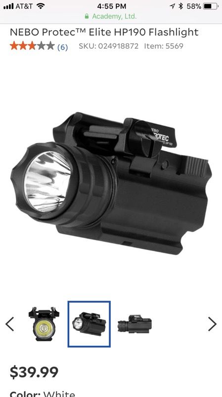 NEBO Protecâ„¢ Elite HP190 Flashlight