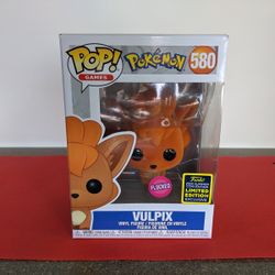 Pokemon Vulpix (Flocked) Funko POP! #580