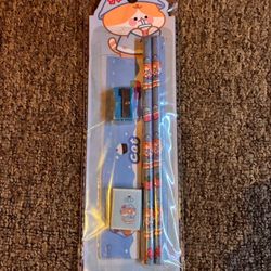 Kawaii Pencil Stationary Set