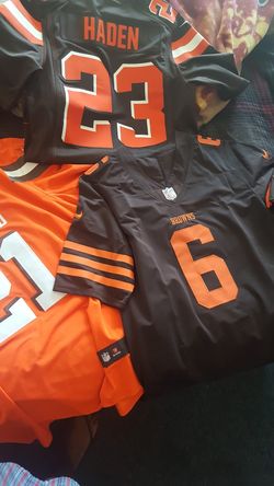 Browns jerseys baker(m), ward(m),haden(sm) price negotiable