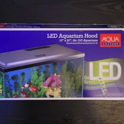 LED aquarium Hood For 10 Gal Fish Tank