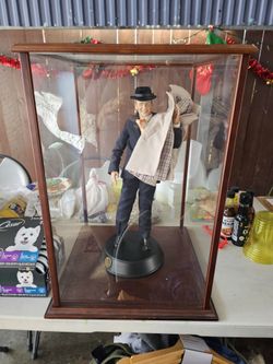 Frank Sinatra Doll And Glass Case