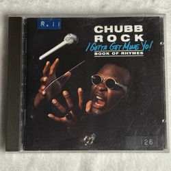 Chubb Rock – I Gotta Get Mine Yo! Book of Rhymes 1992 CD Golden Age Hip Hop Rap