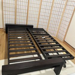 Heavy wooden futon frame
