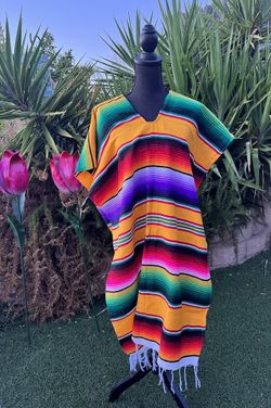 Mexican Poncho Zarape 