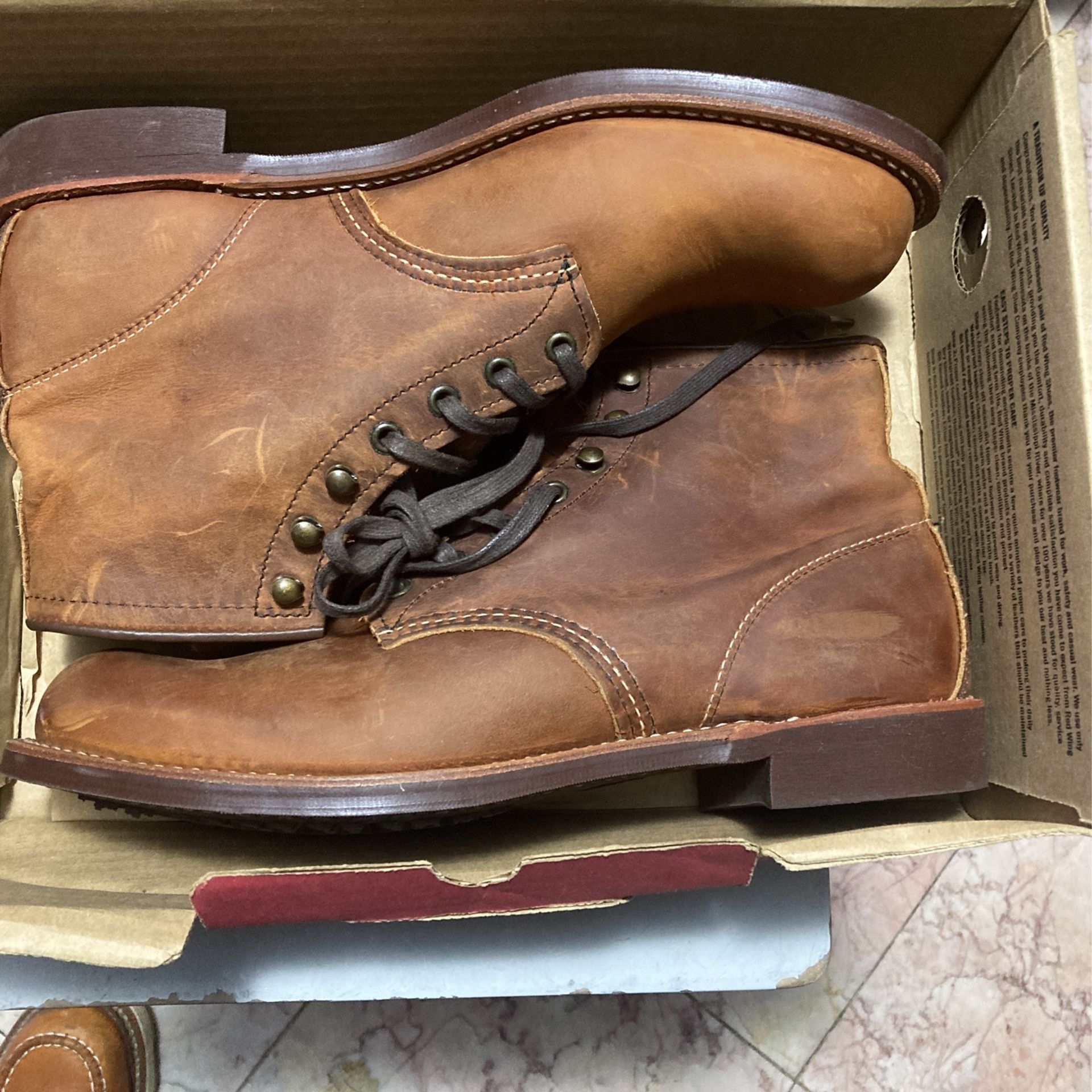 Red Wing Boots Size 10 Made In Usa 