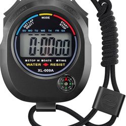 KingL Digital Stopwatch Timer - Interval Timer with Large Display