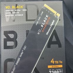4 TB NVMe WD SN850x