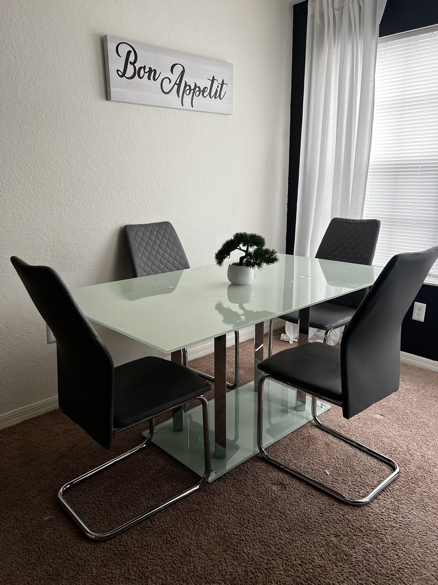 Dining Table 4 Chairs