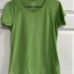 Mountain Hardware Womens Green Short Sleeve Performance Wear Top - Medium - VGUC