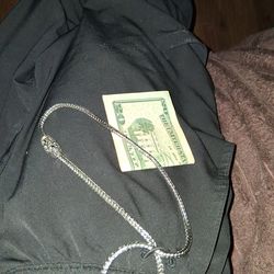 Wheat style necklace Silver/gold