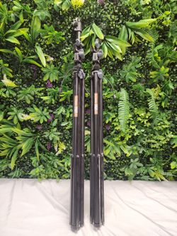 Zenith 8819 9-Foot Aluminum Tripod – Pair of Heavy-Duty Light Stands for Photography, Video & Studio Lighting