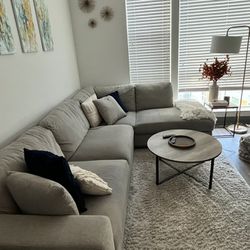 Gray sectional Couch