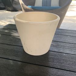 Made In German White Plant Vase. 