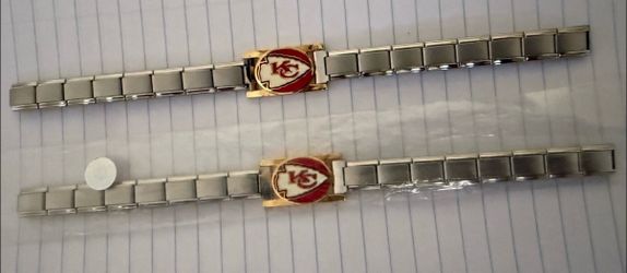 Kansas City Chiefs Charm Bracelet