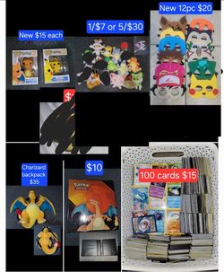 Pokemon items. See the picture for PRICES