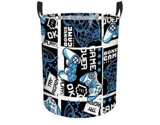 Baseball Round Laundry basket