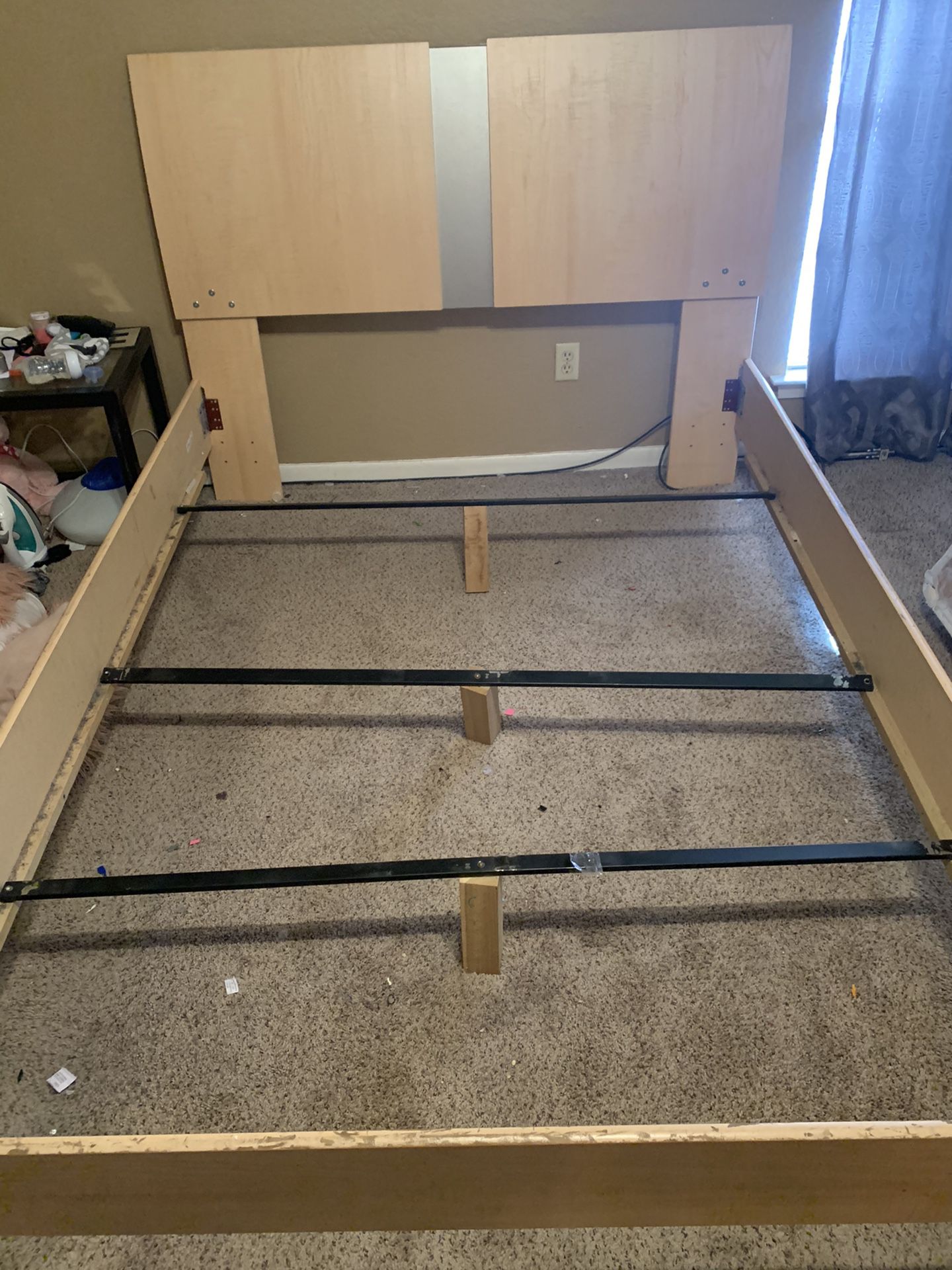 $30 queen bed frame and headboard