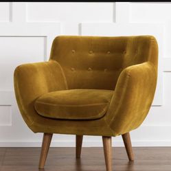 Mid-Century Tufted Accent Chair