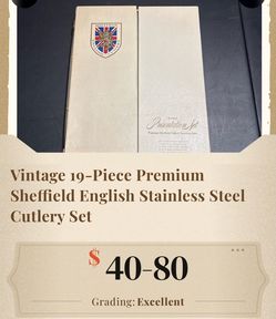 Sheffield English Cutlery 19-Piece Presentation Set
