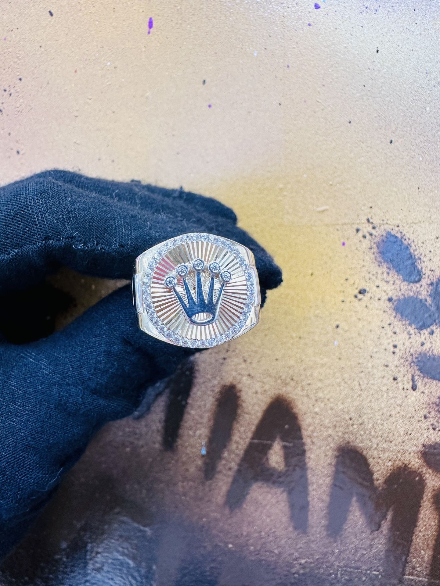 14k Crown Style Ring 