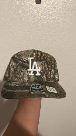 LA Dodgers '47 Hitch Realtree Camo Snapback