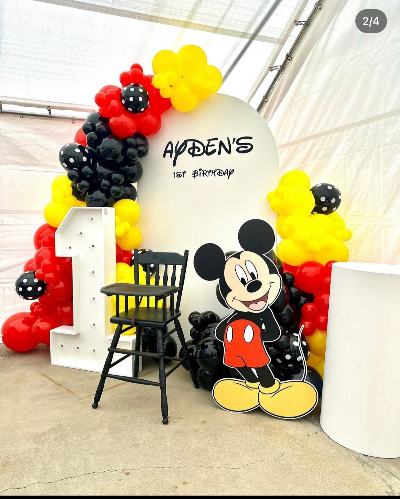 Mickey Backdrop