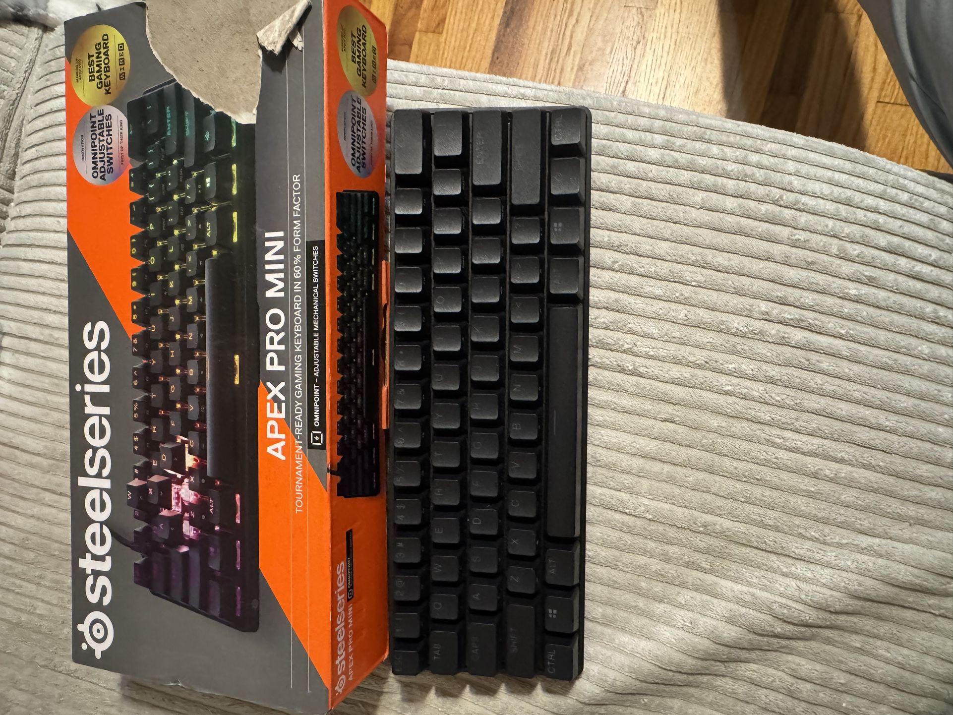 Steel series 60% Apex Pro Mini Keyboard