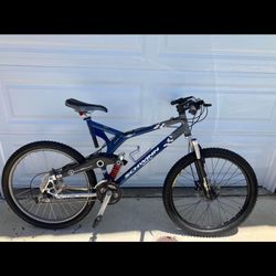 Classic and Rare Schwinn 4 banger MTB *Full Suspension* 21” Frame