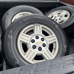 17” Chevy Wheels And Tires!!!!!!