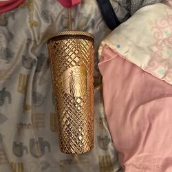 Gold Starbucks Cup 