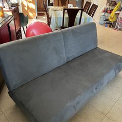 Grey Convertible Futon Bed