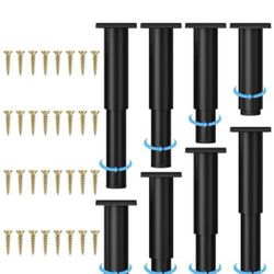 Metal Adjustable Furniture Legs 5.12-9.45 inch